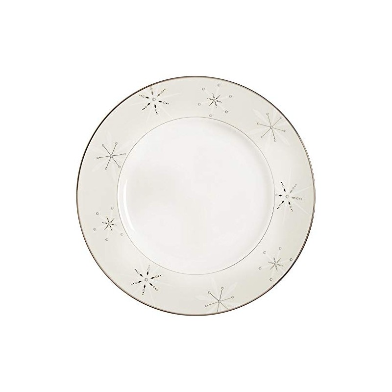 Lenox Federal Platinum Snowflake Accent Plate,Accent Plate, Snowflake