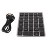 Numeric Keyboard Mini USB Rechargeable Wired 28 Keys Thin Portable