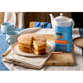 Doves Farm Self Raising White Flour | All Purpose Flour | for Cakes, Muffins & Pancakes Baking | Imported from UK | Baking Foods | 35.27 Oz (1kg)