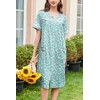 Ekouaer Nightgowns for Women House Dress with Pockets Button Down