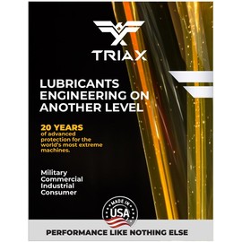 TRIAX Atlas 600 Grease - Full Synthetic, Ultra-Heavy Duty, Low Temp, Marine, Waterproof; All Bearings, Joints, Drive Train & 5th Wheel (2 Pack - 14 Oz Tubes)