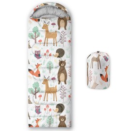 Axolotl Wild Animals Sleeping Bag For Kids Boys Girls–Lightweight Warm Cold Weather Sleeping Bags,Waterproof Portable Sleeping Bag For Camping Backpacking Outdoor Indoor 3 Seasons,Camping Sleeping Bag