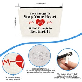 Nurses Gifts for Women Makeup Bag Nurse Appreciation Gifts Gifts Cosmetic Bag Nurses Week Birthday Christmas Gift for Doctor Nurse Girlfriend Wife Nursing Student Graduation Gifts Travel Toiletry Bag