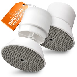 CHILDOO Wall Protection Pads for Stair Safety Gates No Drilling [Includes Extension Parts, Non-Slip] Elephant Feet Baby Gate Door Safety Gate Children's Gate Door Gate for Baby, Dogs, Pack of 2