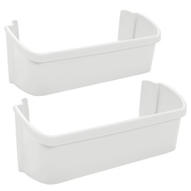 HECASA 240323001 AP2115741 Refrigerator Door Bin Shelf Compatible with Frigidaire Electrolux Refrigerator AH429724, EA429724, PS429724 Replacement Only ABS Plastic White-2 PCS