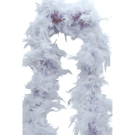 UV FLOOR UVFLOOR- Néon White Boa Piuma, Tinta Unita, Bianco Fluo, 3 x 20 x 20 cm, 3700817008295