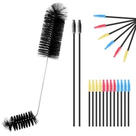 Hummingbird Feeder Cleaning Brushes, 21 Pieces 3 Size Hummingbird Feeder Parts, Double Headed Hummingbird Feeder Brushes for Cleaning Hummingbird Feeder Bottle and Hole