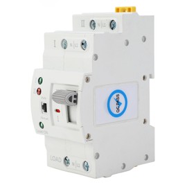 Dual Power Automatic Transfer Switch 2P 16A ATS Electrical Circuit Generator Changeover Switch 110VAC