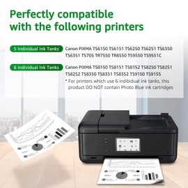 GREENSKY PGI-580XXL Black Cartridges Compatible with Canon 581 580 PGBK for Canon TR8550 Printer Cartridges for Pixma TS6350 TR8550 TS8350 TS705 TS8250 TS9550 TS6250 TS6150 TR7550 TS6151 TTS8150 (2