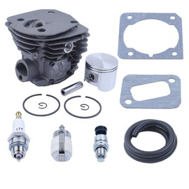 Nikasil Cylinder Piston Kit 45mm Big Bore Fit Husqvarna 353 351 350 346XP EPA 340 Chainsaw Decompression Valve Fuel Filter