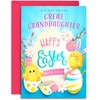 Great Granddaughter Easter Card - Cute Chicks Design, A5 Size