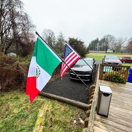 Big Mexican Mexico Flag 3x5 For Wall Double Sided- 3Ply 240D 4 Rows Stitched- 3x5 Mexico Country Flag Polyester- UV Fade Resistant With Canvas Header & 2 Brass Grommets