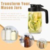 Mason Jar Pour Spout Lid for Wide Mouth Mason Jars,