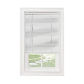 Achim Home Furnishings Cordless Morningstar 1" Light Filtering Mini Blind, Width 42inch, Pearl White