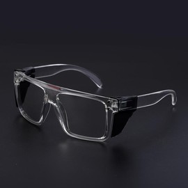 BingKing Z87  Transitions Photochromic Safety Sunglasses for Men Women Cycling Sunglasses Safety Sport Sunglasses UV400 Protection - Color: Clear frame & Grey  shields