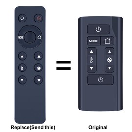 Replacement Remote Control Compatible with Delonghi Protable AC Air Conditioner PAC EL275HGRKC-3A WH PAC EL275HGRKC-1A WH PACEL275HGRKC-1A PAC EL275HGRKC