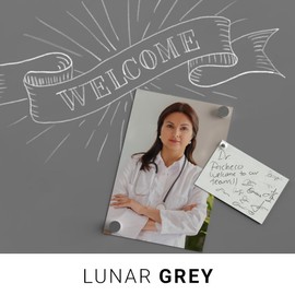 Magnetize-It! Magnetic Chalkboard Paint (Water Based) – Lunar Grey Deco Color Extra Strong and Sustainable, All-Purpose Interior 1L