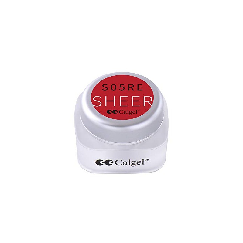 Calgel Plus CGS05RE See-Through Rose 2.5g Gel Nail
