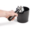 Fino Mess-Free Espresso Knock Box Without Center Rod, Non-Skid Base