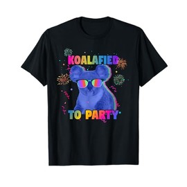Koalafied To Party Fun Animal Pun T-Shirt