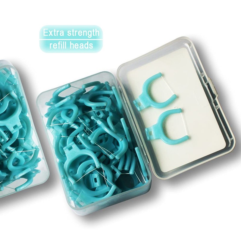 TEEsmile Evolutionary Clean Dental Flossers, Kit of Handle(s) Plus Refillable