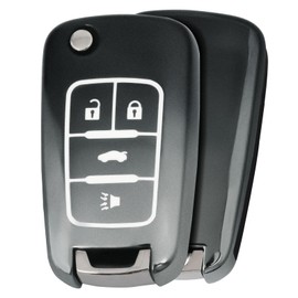 ELOHEI for Chevy Key Fob Cover, Soft TPU Key Case Cover for Chevy Equinox Camaro Cruze Malibu Sonic Volt Park Impala Buick Encore Allure Regal