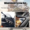 Motoforti Pack of 20 Motorcycle M6 Straight Rubber Windscreen Bolts