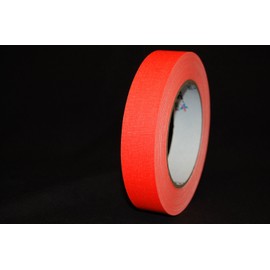 1 Inch x 25 Yards UV Blacklight Reactive Fluorescen​t Gaffer Tape (Orange)