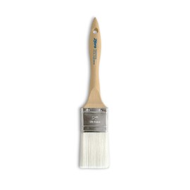 Zibra Flat Paint Brush for Top Coats, Flat Surfaces, Walls and Doors, 2-inch, Comfort Handle, for All Paints and Stains