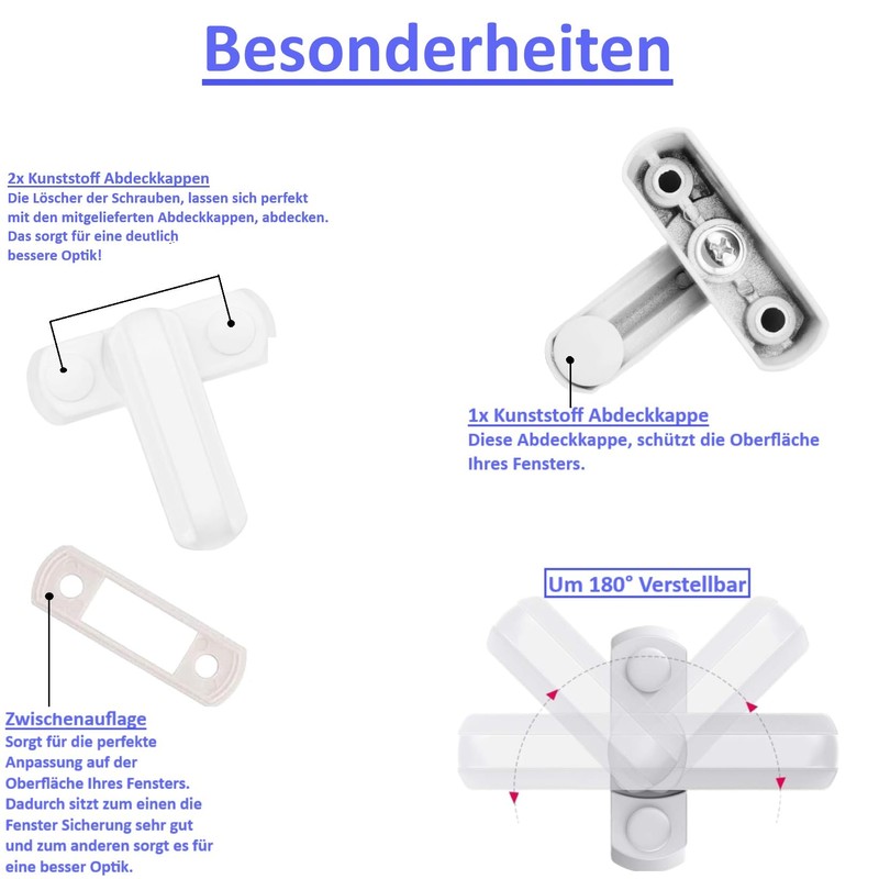 Akyandoo Window Lock Window Lock Window Lock Burglary Protection Child