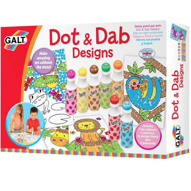 Galt Dot & Dab Craft Kit for Kids - Mess-Free