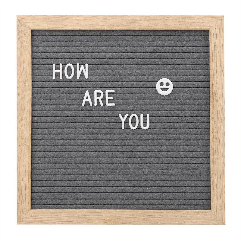 Felt Letters Message Board Sign Changeable Letters Numbers Room Decoration