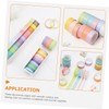 TEHAUX Set de 12 Rollos de Cinta Washi de 15