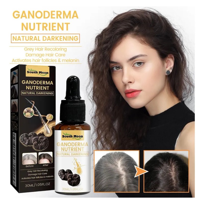 Aceite Sérum Para Cabello Gris, Tratamiento Reparador Antien