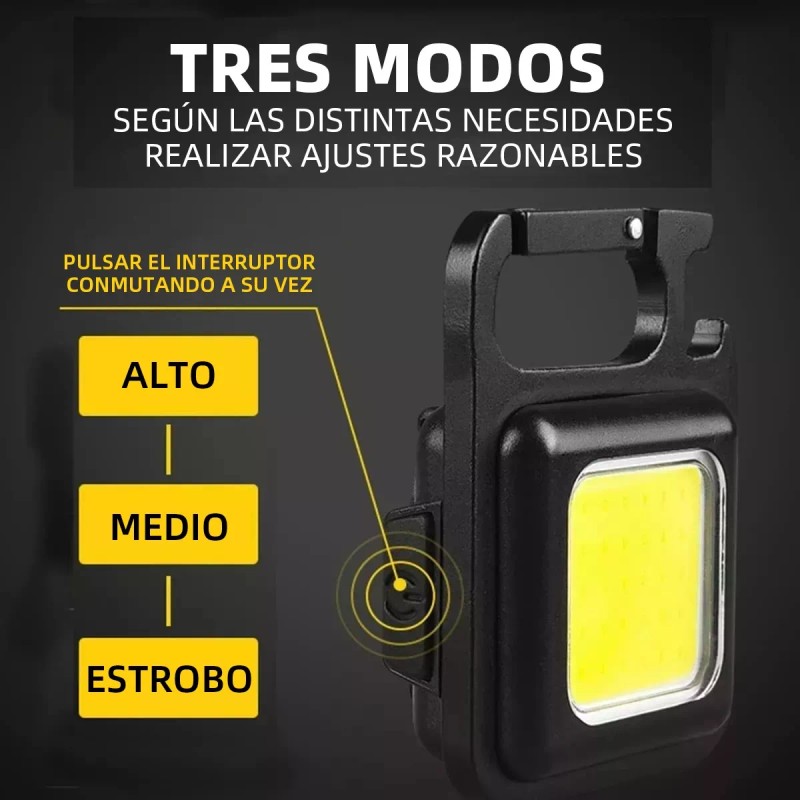 KS Lámpara Táctica Led+lampara De Cabeza+linterna Llavero