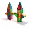 Magna-Tiles Magna Tiles 100 Piece Clear Color Magnetic Building Tiles