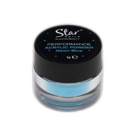 Star Nails Performance Acrylic Powder Neon Blue 5g