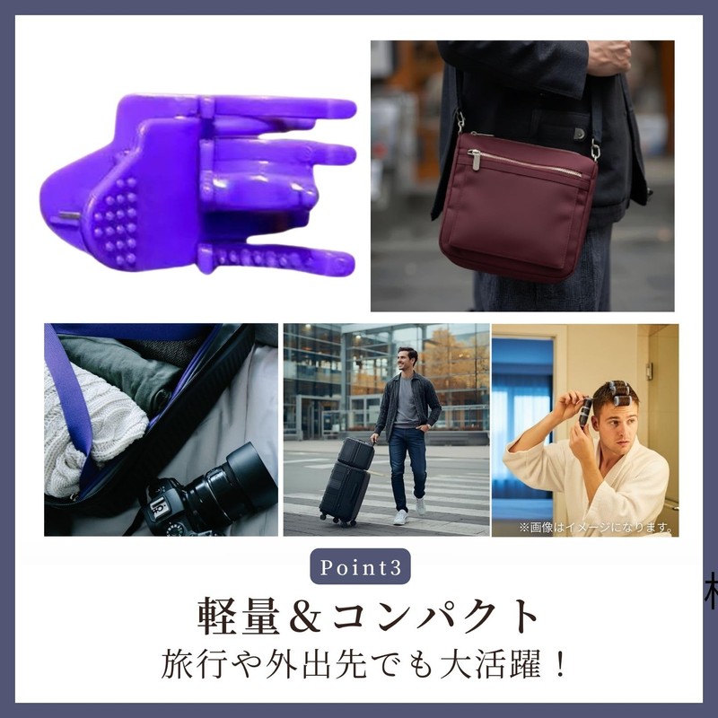 Hair Perma Lot Men's Self Cut Down Perm Clip for