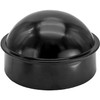 Black 6-5/8" Fence Cap - Pressed Steel Power Coated