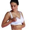 Carriwell Seamless Gelwire Nursing Bra (Large, White)