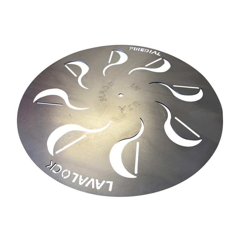 FireDial Baffle Plate Heat Management System for Charcoal BBQ and