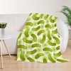 Newhomestyle Dill Pickles Throw Blanket Soft Warm Cozy Lightweight Decorative