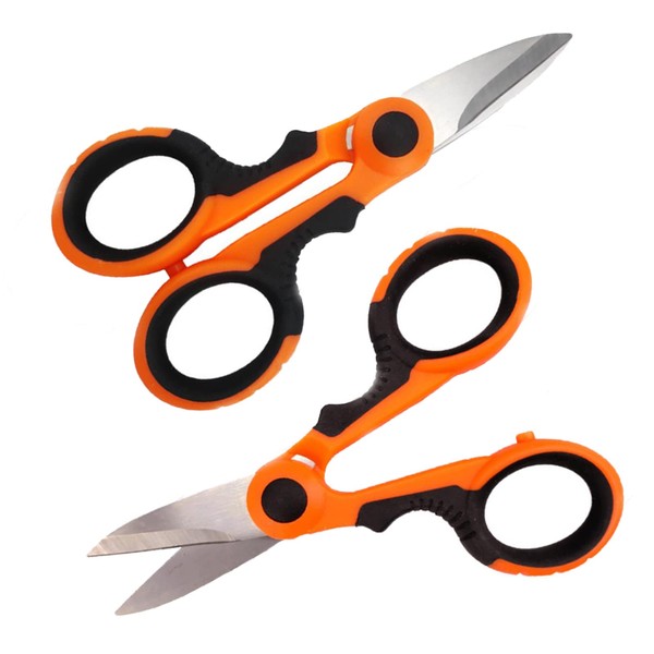 Jzhen Pack of 2 Cable Cutters Electrician Scissors Multifunctional Professional