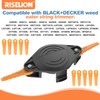 RISELION Weed Eater Bladed Head Compatible with Black and Decker