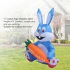 1.2 m Easter Inflatables Rabbit Cartoon Cute Fun Innovative Blow