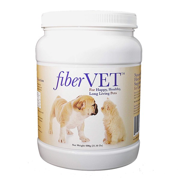 FiberVet - Fiber Supplement for Dogs and Cats - Veterinarian Recommended