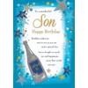 Birthday Card Son - 10 x 7 inches - Piccadilly