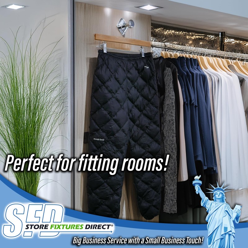 STORE FIXTURES DIRECT Wall Mount Dressing Room Hook with Round