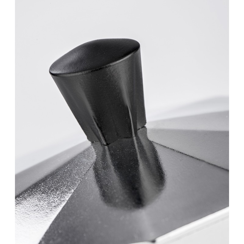 Barazzoni Aluminium Espresso Maker 2 Cups 2 Cups Grey