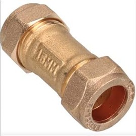 NPH 15mm Single Check Valve Compression/Non Return Valve